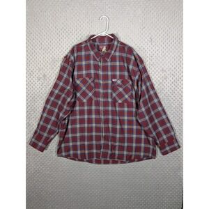 Dixxon Flannel Shirt Men's 4XL Old Port Pearl Snap Long Sleeve Button Down